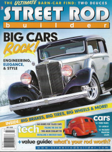 STREET ROD BUILDER 2008 JULY - LaSALLE TOP FILLED,CATCH CANS,MODEL A STEERING